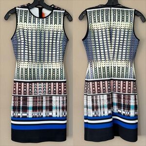 NWT Clover Canyon Donegal Printed Body-Con Dress Size S Retail $268